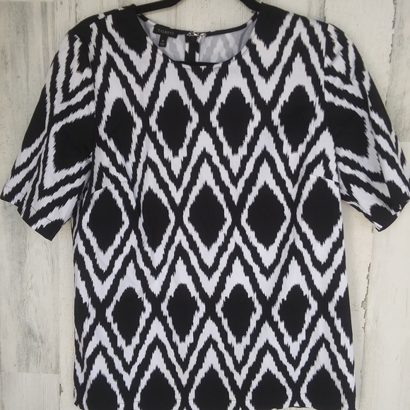 Talbots Tops - Talbots Black And White Top